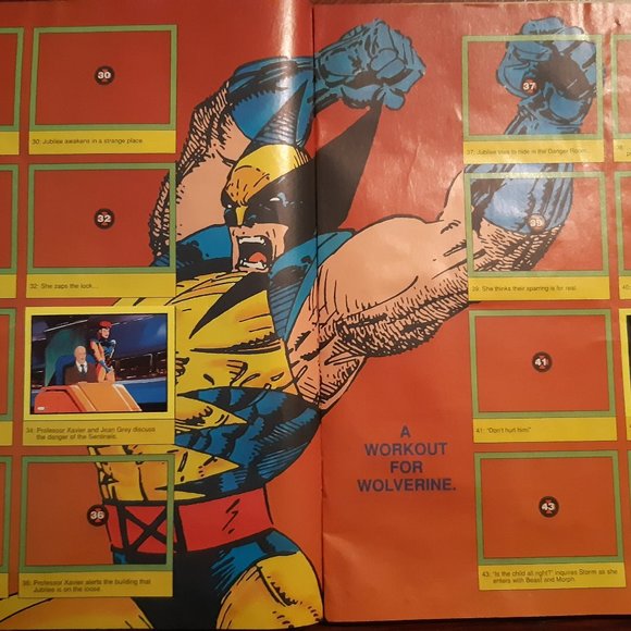 X Men Sticker Activity Book 1993 - Picture 4 of 12
